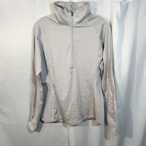 Under Armour Light Gray Quarter-Zip Pullover